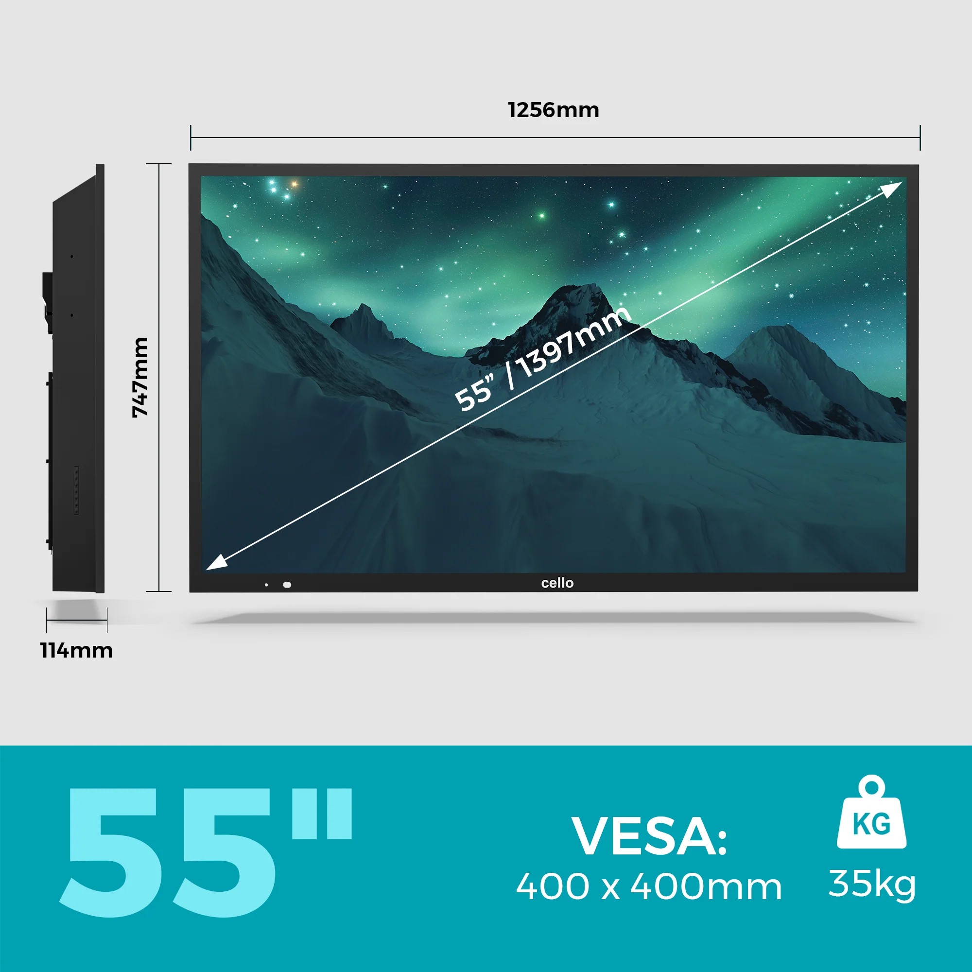 55 inch 4K UHD Smart Samsung Plus Outdoor TV - Image 5
