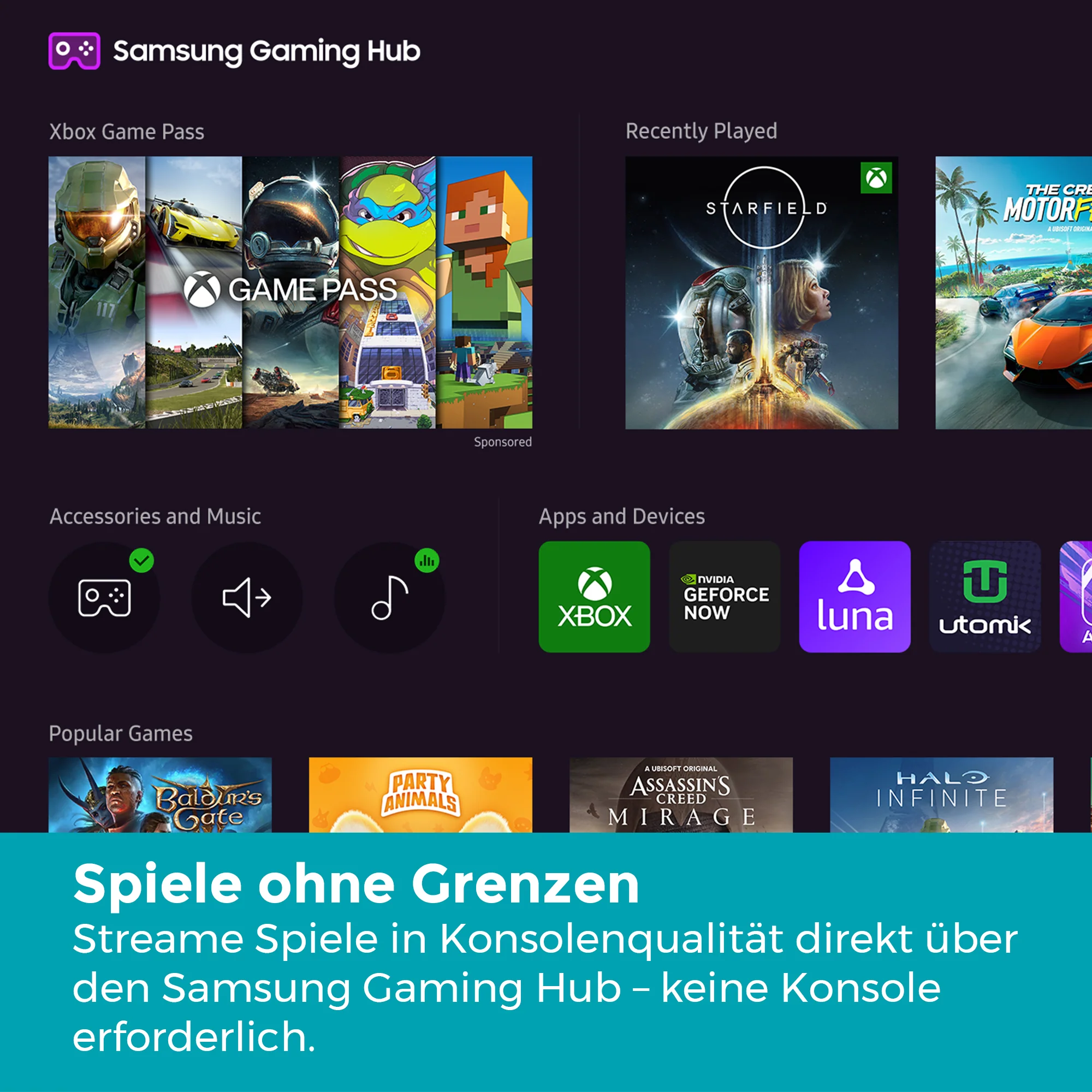 65 inch QLED 4K UHD Smart Samsung Plus TV with Frameless Bezel - Image 4