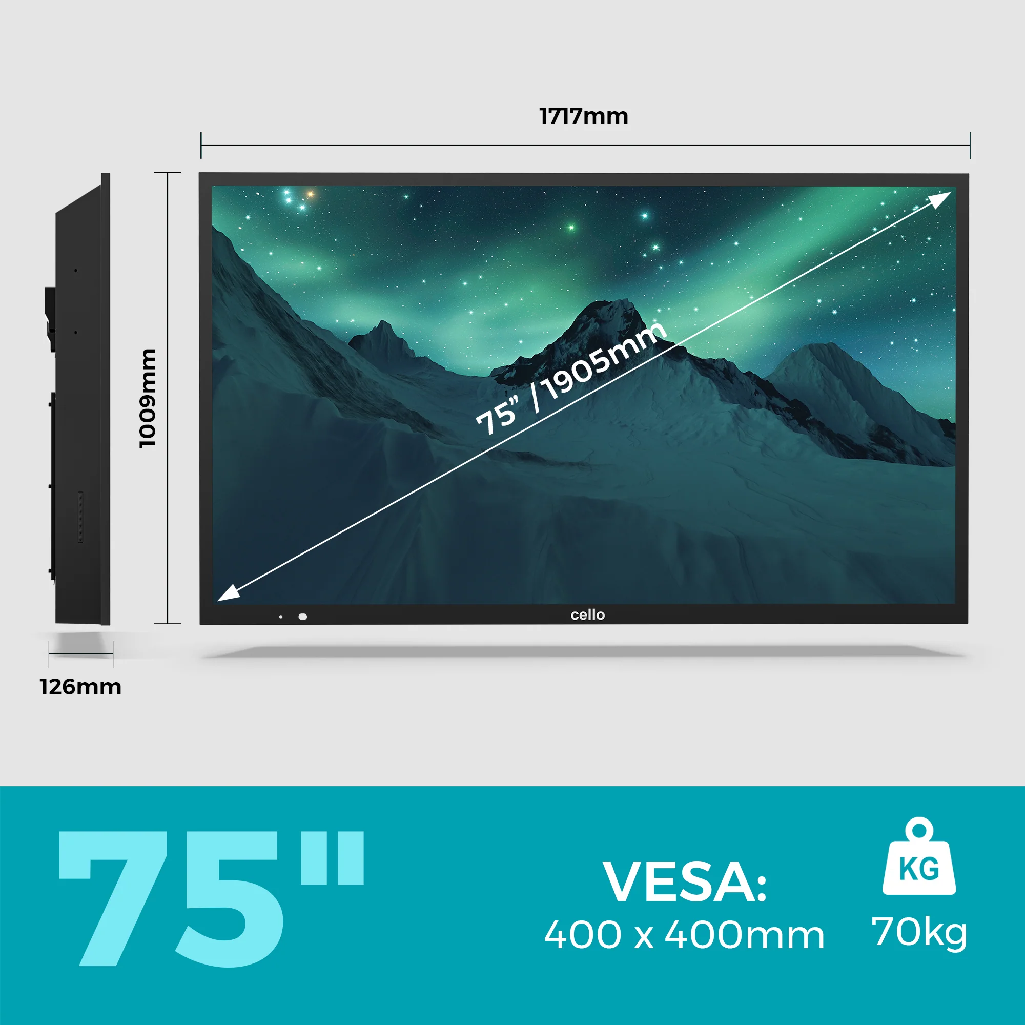 75 inch 4K UHD Smart Samsung Plus Outdoor TV - Image 5