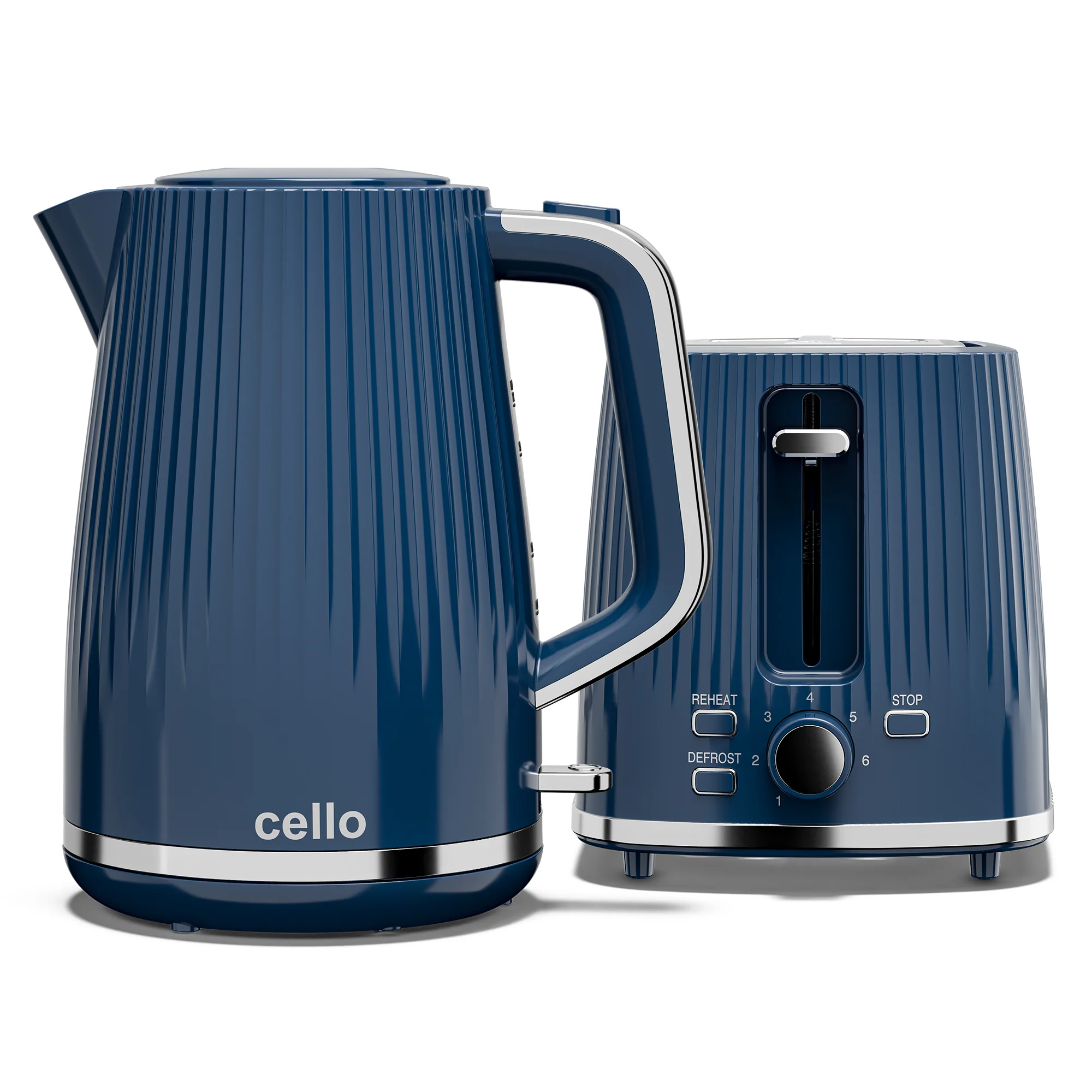 Breakfast Bundle - Textured Kettle + 2 Slice Toaster (DE)